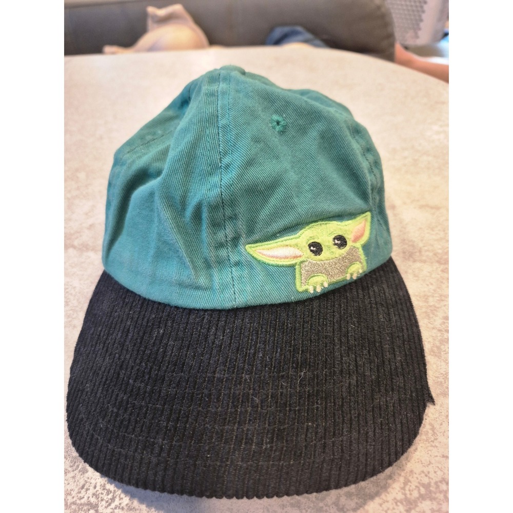 COOLEST KIDS HAT Baby‎ Yoda Black Green Cap Star Wars The Mandalorian
